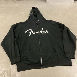 vintage y2k fender spellout hoodie